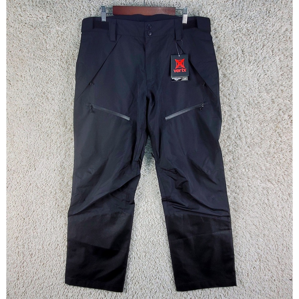 Vertx Integrity‎ Shell Pants Men's Large Regular Black NWT Waterproof VTX8815